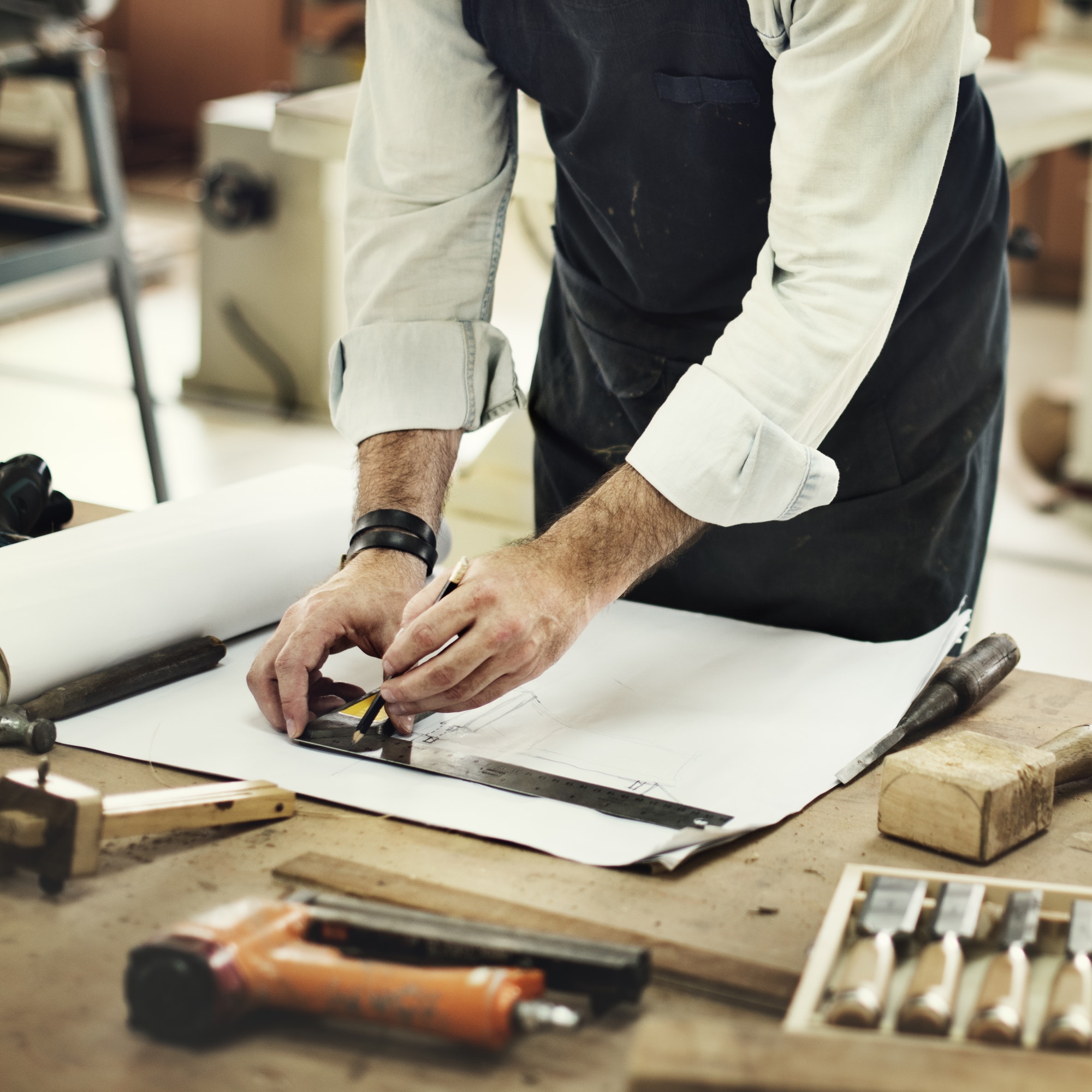 Handyman Occupation Craftsmanship Carpentry Concept
